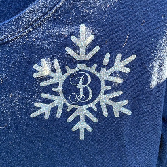 Navy long sleeve shirt monogram “B” - Picture 2 of 2